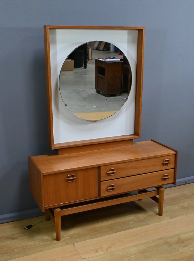 Discount Pamono Scandinavian Teak Dressing Table, 1960s
