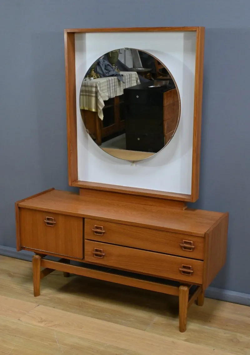 Discount Pamono Scandinavian Teak Dressing Table, 1960s