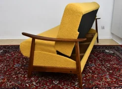 Pamono Scandinavian Teak Folding Sofa, 1960s><noscript><img width=