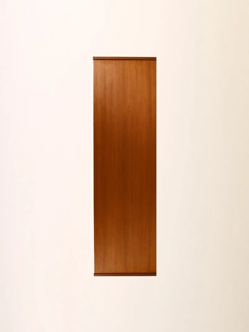 Pamono Scandinavian Teak Highboard with Triple Compartment, 1960s> Sideboards & Buffets