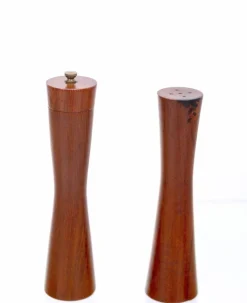 New Pamono Scandinavian Teak Salt and Pepper Grinders, 1960s, Set of 2