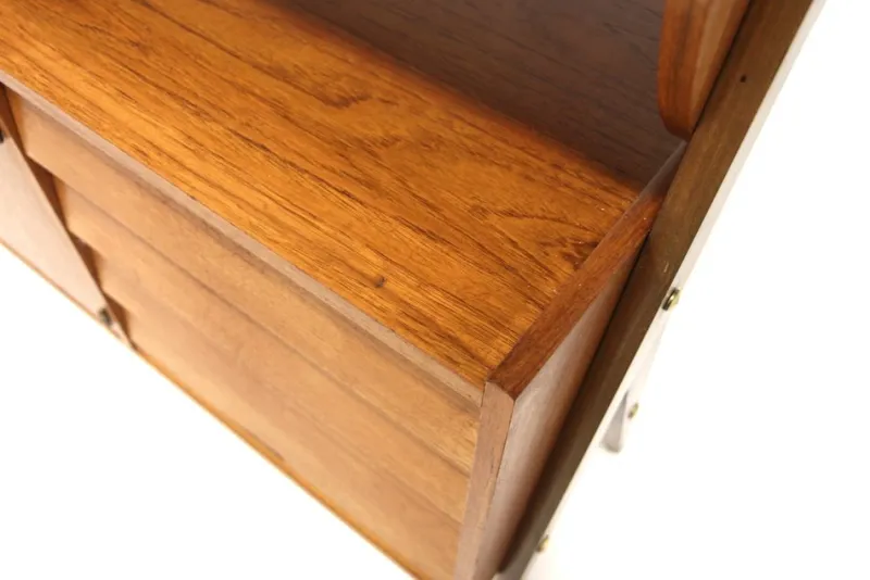 Hot Pamono Scandinavian Teak Secretary from Rottne Möbelindustri, Sweden, 1960s