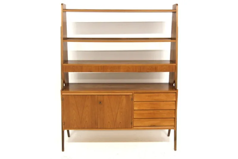 Hot Pamono Scandinavian Teak Secretary from Rottne Möbelindustri, Sweden, 1960s