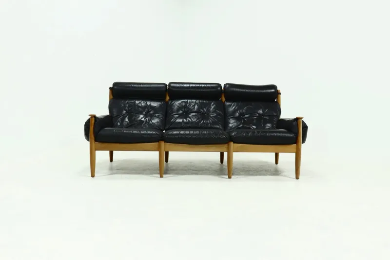 Sale Pamono Scandinavian Three-Seater Sofa by Eric Merthen for Ire Möbler, 1960s