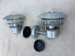 Pamono Scandinavian Wall Lights, 1980s, Set of 2> Garden Lighting