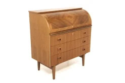 Clearance Pamono Scandinavian Walnut Secretaire, 1950