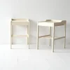 Pamono Scandinavian White Bedside Tables, 1950s, Set of 2