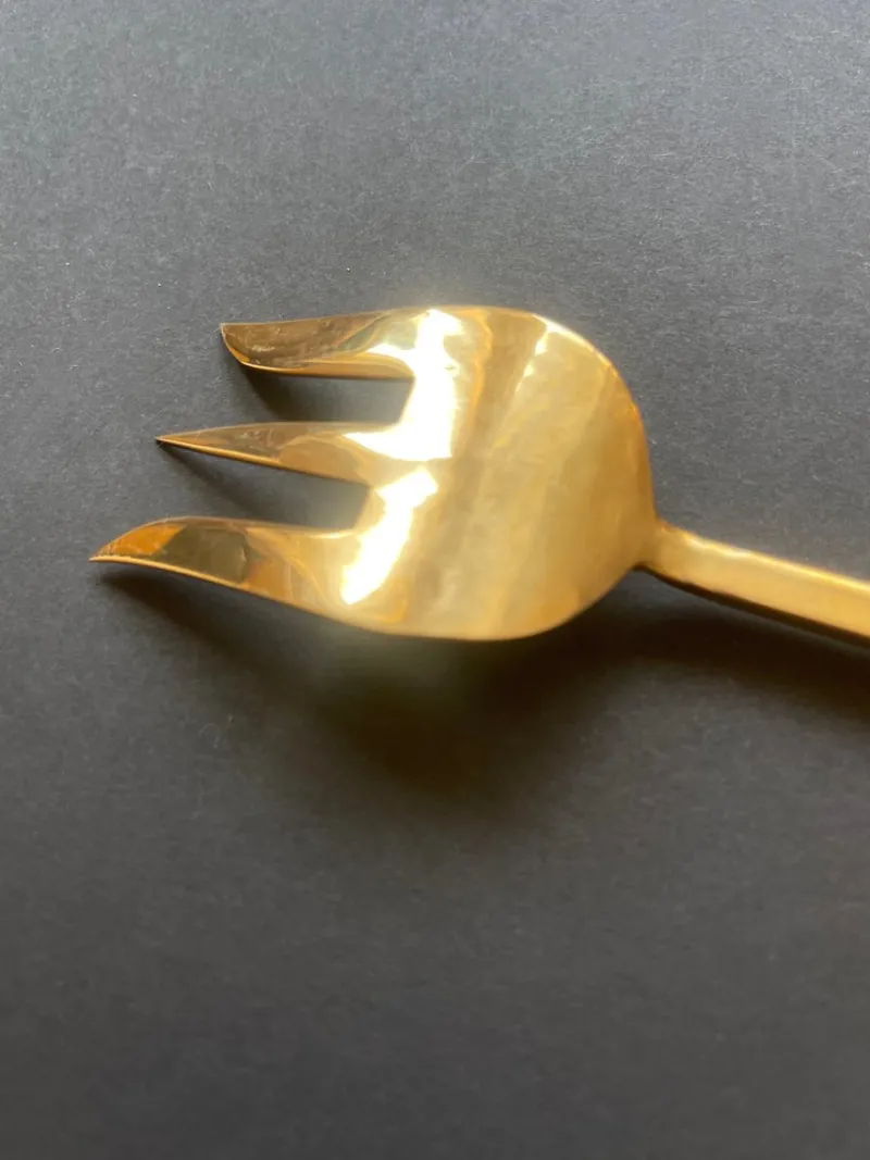 Pamono Scanline Flatware for 6 by Sigvard Bernadotte, 1950s, Set of 39> Cutlery & Serving Utensils