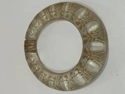 Clearance Pamono Scarab Rings in Frosted Glass with Patina by René Lalique for Lalique, 1930s, Set of 2