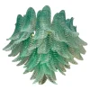 Pamono Scenographic Green Felci Murano Glass Chandelier by Simoeng> Ceiling Lights