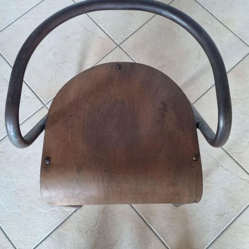 New Pamono School Chair attributed to Jacques Hitier, 1950s