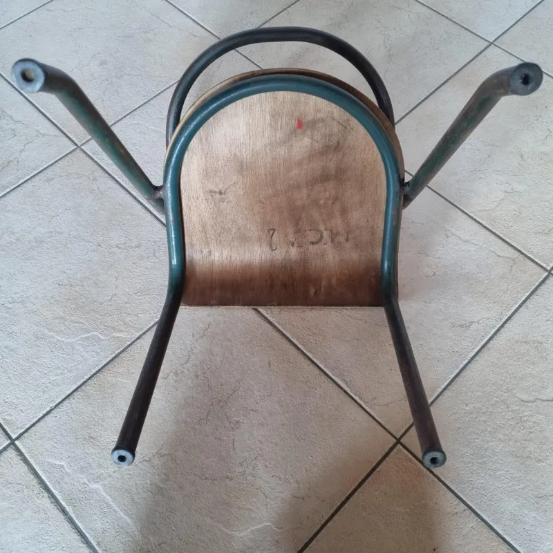 New Pamono School Chair attributed to Jacques Hitier, 1950s