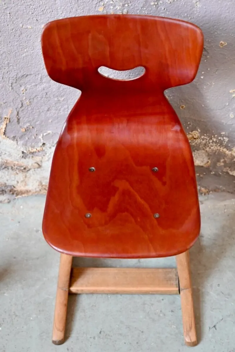 Discount Pamono School Chair by Adam Stegner for Pagholz Flöttoto, 1960s