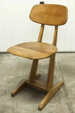Pamono School Chair from Hohenloher Schulmöbel Turngerätefabrik, 1890s