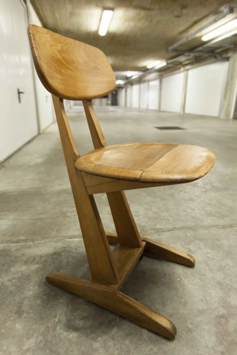 Pamono School Chair from Hohenloher Schulmöbel Turngerätefabrik, 1890s