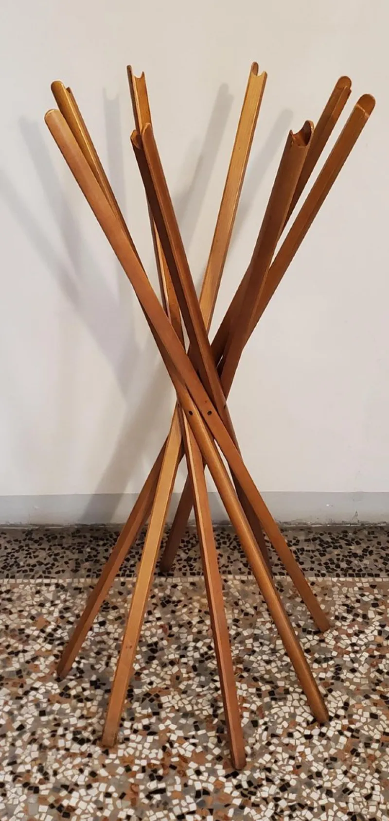 Pamono Sciangai Clothes Hanger by Zanotta> Racks, Hooks & Valets