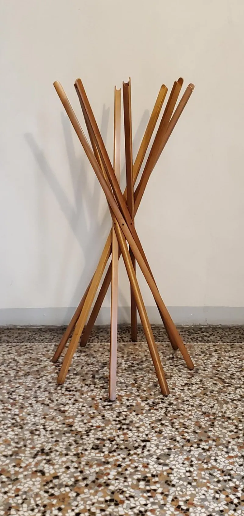 Pamono Sciangai Clothes Hanger by Zanotta> Racks, Hooks & Valets