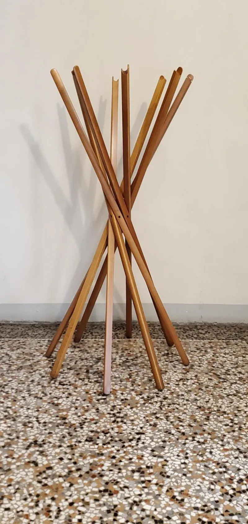 Pamono Sciangai Clothes Hanger by Zanotta> Racks, Hooks & Valets