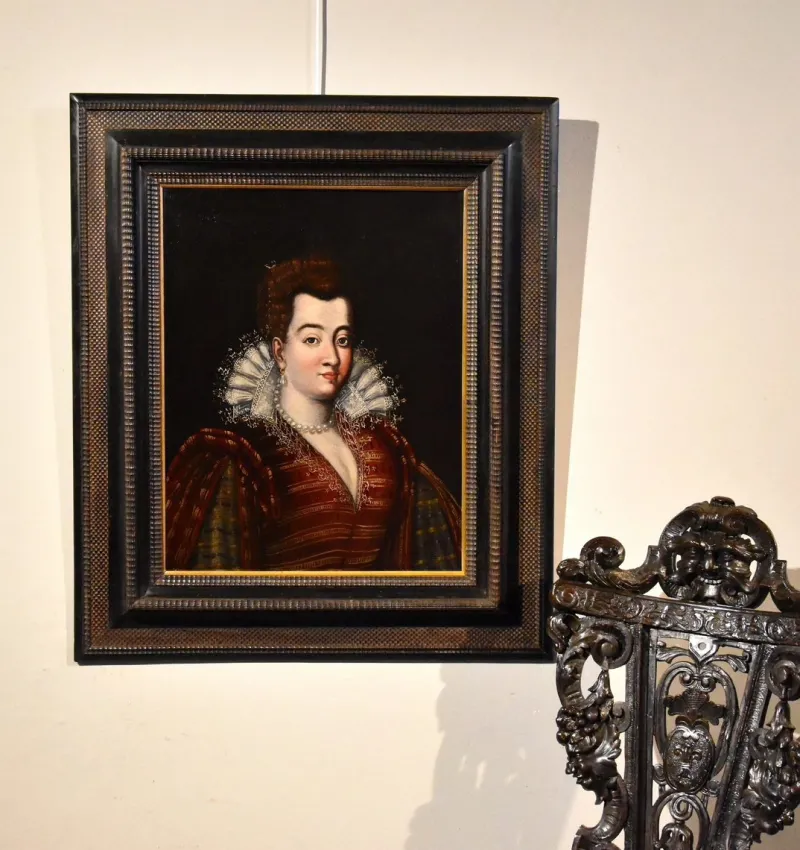 Discount Pamono Scipione Pulzone / Il Gaetano, Portrait of Bianca Cappello, 1590, Oil on Canvas