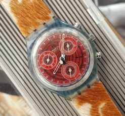 Outlet Pamono SCN109 Fury Chronograph 1994 Watch from Swatch