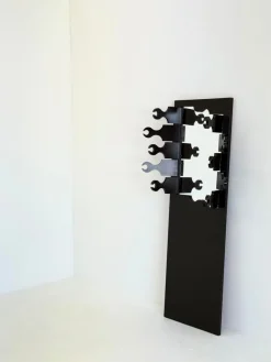 Best Pamono Scorpion Coat Rack with Mirror attributed to Anonima Design for Bonetto, 1970s
