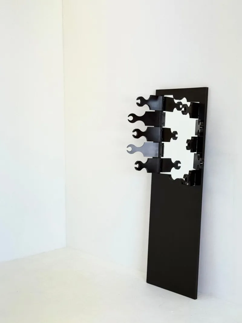 Best Pamono Scorpion Coat Rack with Mirror attributed to Anonima Design for Bonetto, 1970s