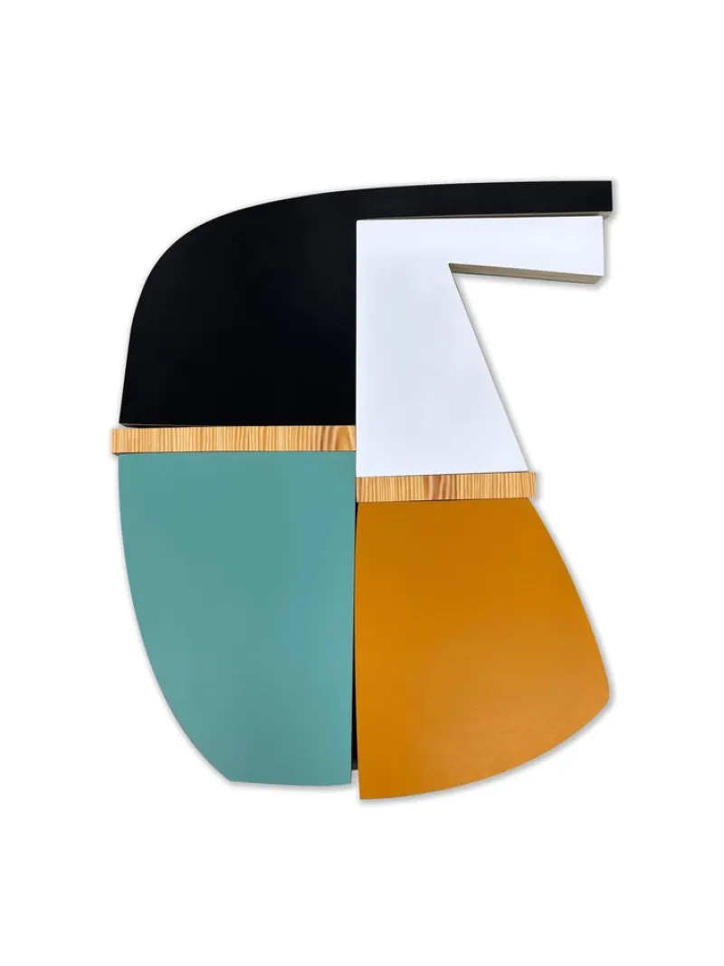 Pamono Scott Troxel, Boofy 2, 2025, Lacquer on Wood> Sculpture
