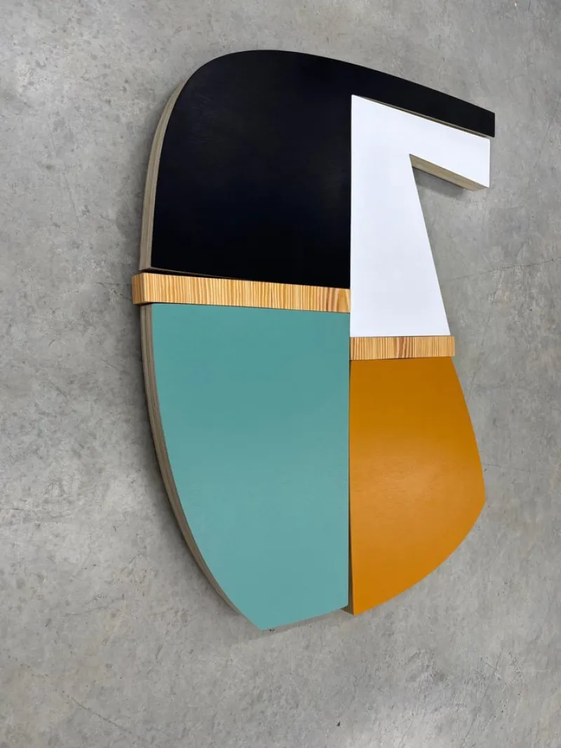 Pamono Scott Troxel, Boofy 2, 2025, Lacquer on Wood> Sculpture