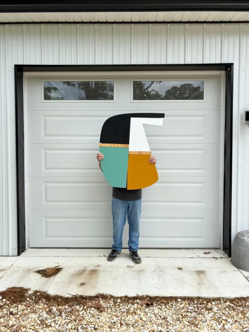 Pamono Scott Troxel, Boofy 2, 2025, Lacquer on Wood> Sculpture