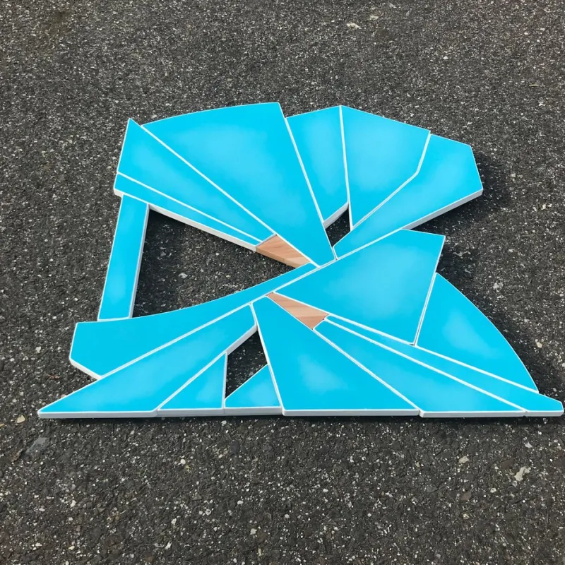 Pamono Scott Troxel, Breaker, 2021, Acrylic on Wood Sculpture> Sculpture