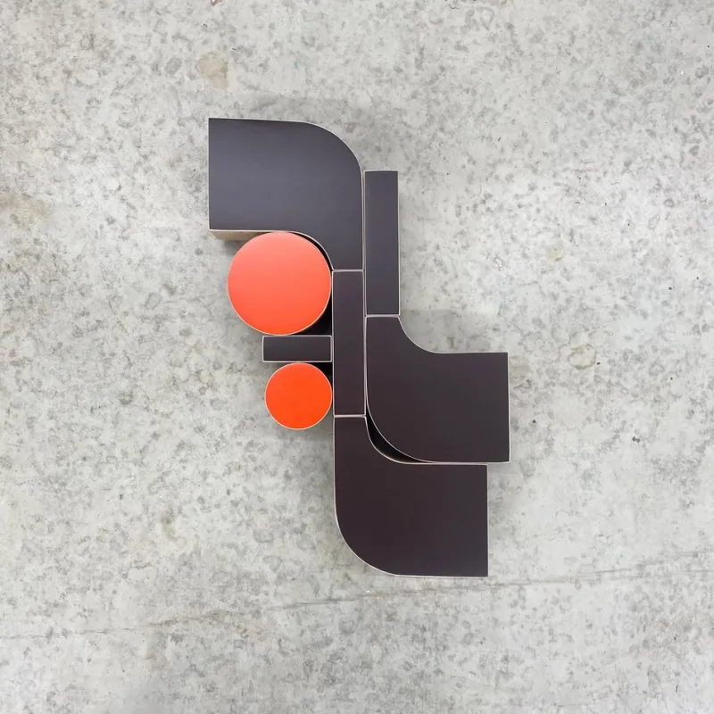 Pamono Scott Troxel, Flow Meter, 2024, Lacquer on Maple> Sculpture