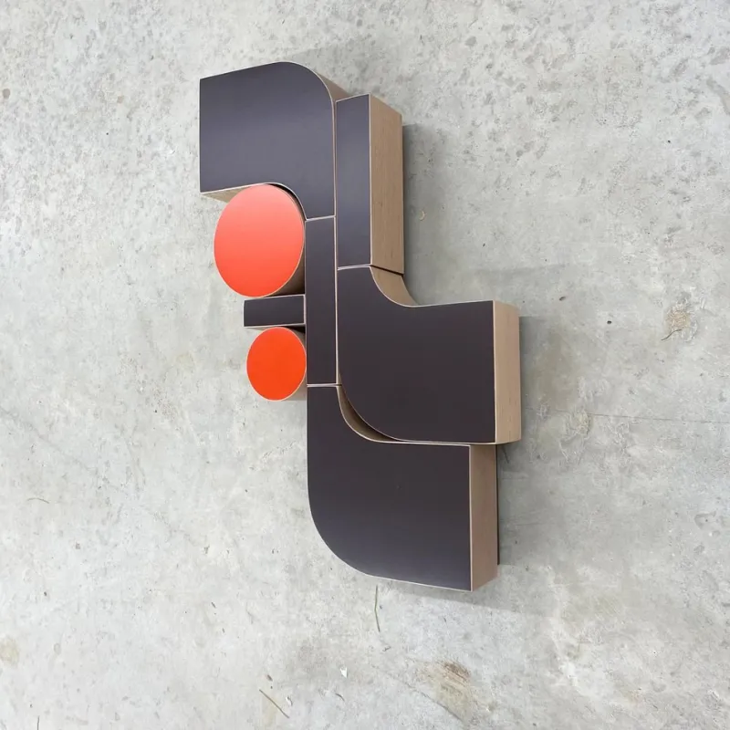 Pamono Scott Troxel, Flow Meter, 2024, Lacquer on Maple> Sculpture