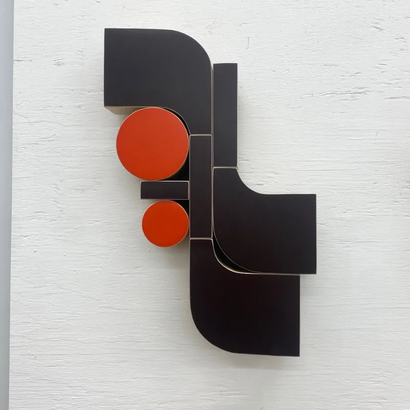 Pamono Scott Troxel, Flow Meter, 2024, Lacquer on Maple> Sculpture