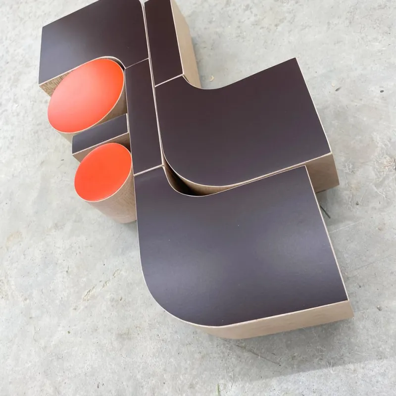 Pamono Scott Troxel, Flow Meter, 2024, Lacquer on Maple> Sculpture