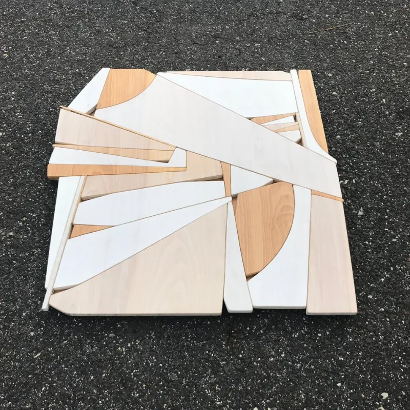 Discount Pamono Scott Troxel, Lesiure Class, 2019, Acrylic on Wood Sculpture