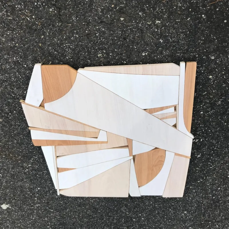 Discount Pamono Scott Troxel, Lesiure Class, 2019, Acrylic on Wood Sculpture
