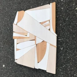 Discount Pamono Scott Troxel, Lesiure Class, 2019, Acrylic on Wood Sculpture
