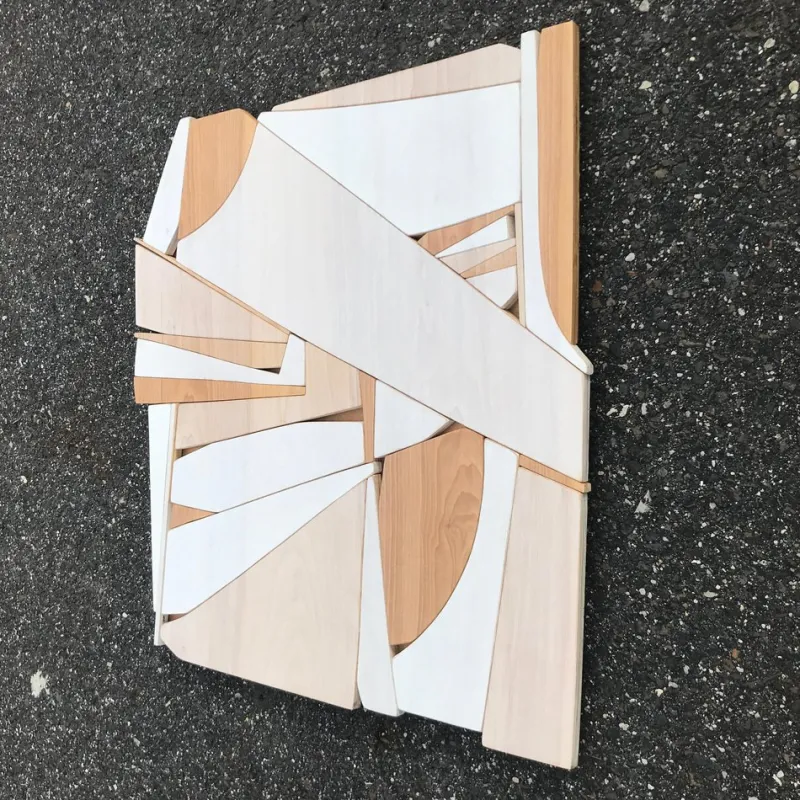Discount Pamono Scott Troxel, Lesiure Class, 2019, Acrylic on Wood Sculpture
