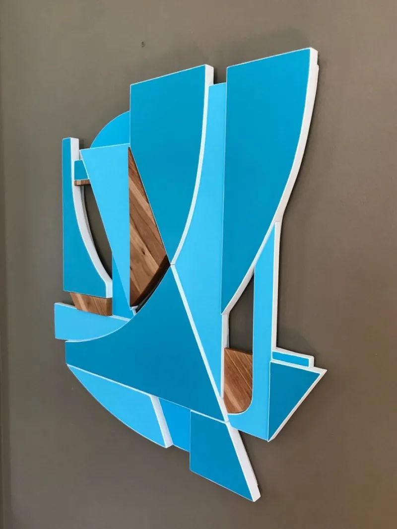 Pamono Scott Troxel, Spinnaker, 2019, Spray Acrylic on Wood Sculpture> Sculpture
