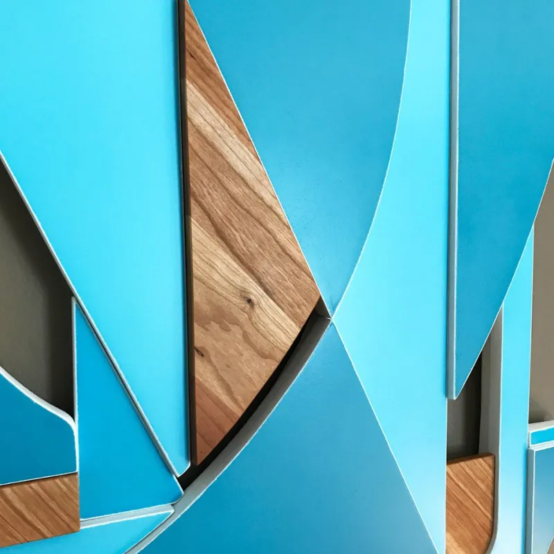 Pamono Scott Troxel, Spinnaker, 2019, Spray Acrylic on Wood Sculpture> Sculpture