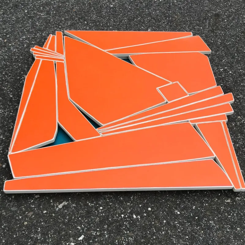 Pamono Scott Troxel, Tangerine, 2021, Spray Acrylic on Wood Sculpture> Sculpture