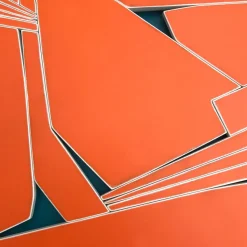 Pamono Scott Troxel, Tangerine, 2021, Spray Acrylic on Wood Sculpture><noscript><img width=