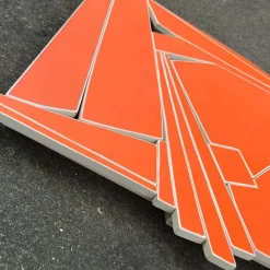 Pamono Scott Troxel, Tangerine, 2021, Spray Acrylic on Wood Sculpture><noscript><img width=