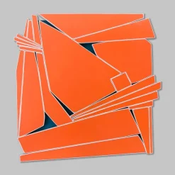 Pamono Scott Troxel, Tangerine, 2021, Spray Acrylic on Wood Sculpture><noscript><img width=