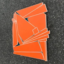 Pamono Scott Troxel, Tangerine, 2021, Spray Acrylic on Wood Sculpture><noscript><img width=