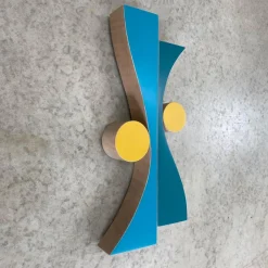 New Pamono Scott Troxel, Wavy Yellow, 2024, Lacquer on Maple