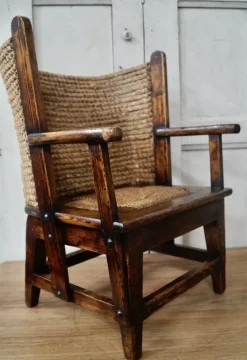 Online Pamono Scottish Childs Orkney Chair, 1880s