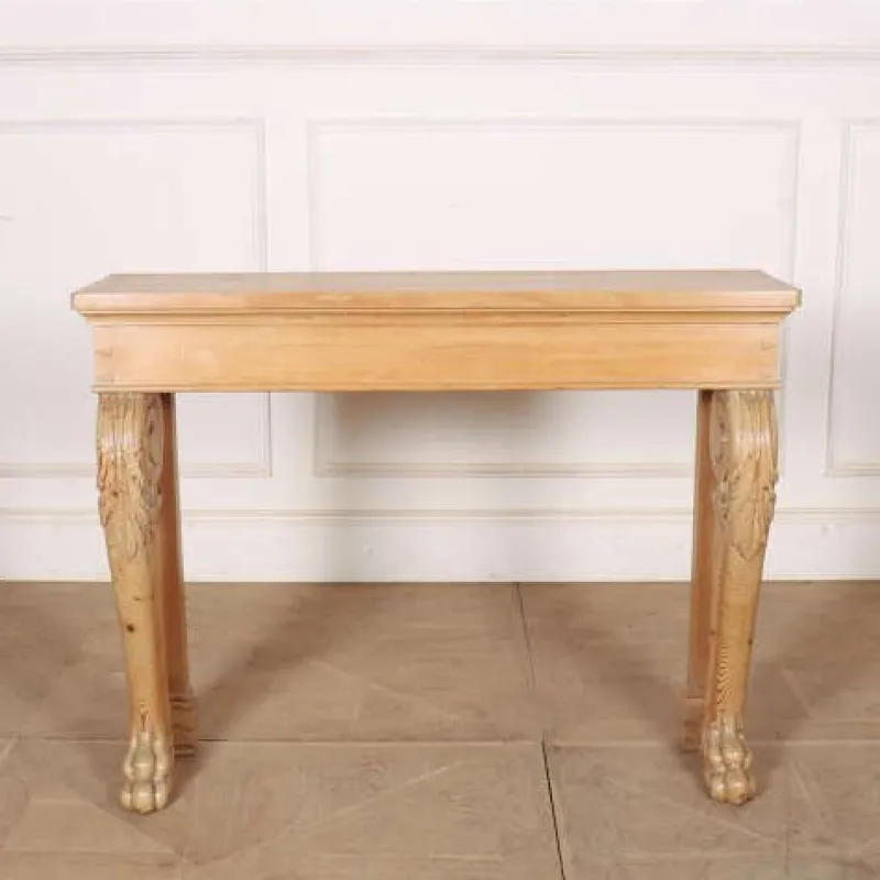 Pamono Scottish Pale Pine Console Table> Console Tables