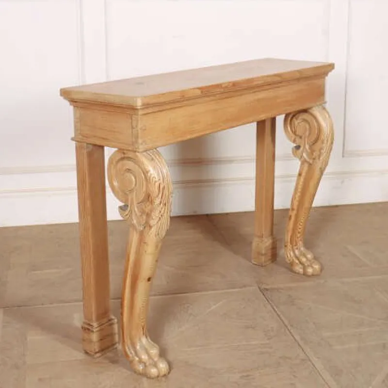 Pamono Scottish Pale Pine Console Table> Console Tables