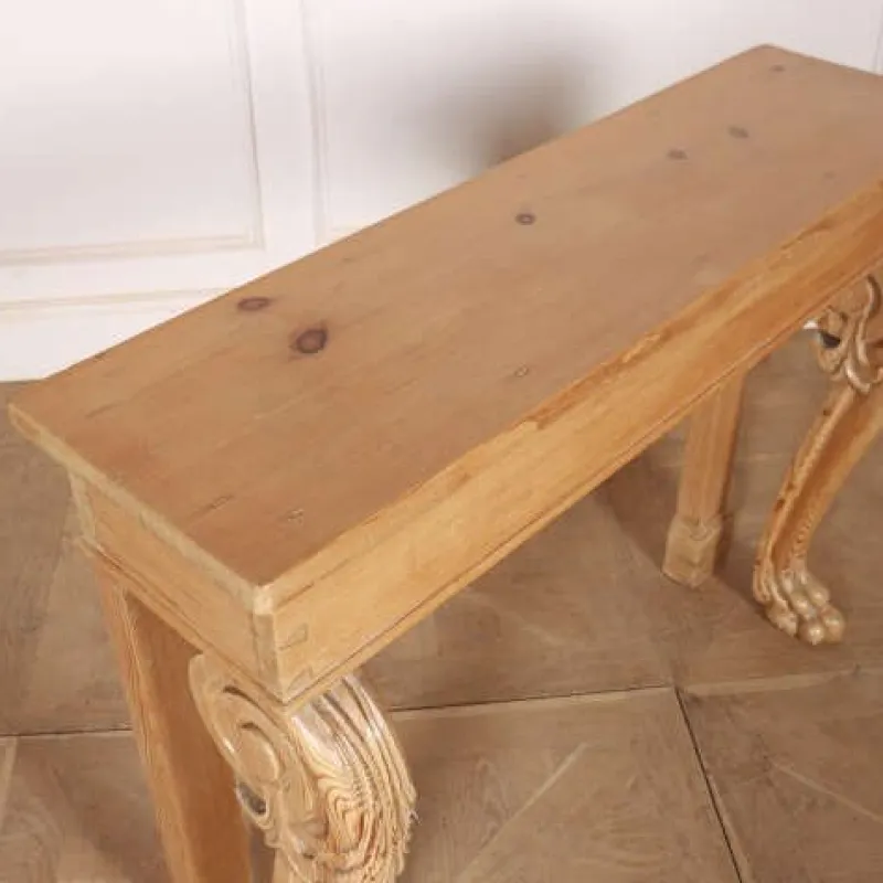 Pamono Scottish Pale Pine Console Table> Console Tables